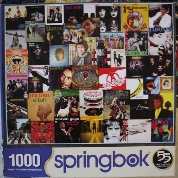 Play That Beat Springbok 1000 Pc Puzzle 24x30 Album Cover Art 33-10888 - Picture 2 of 7